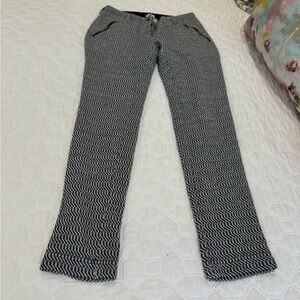 Saturday Sunday Black and White Patterned Joggers